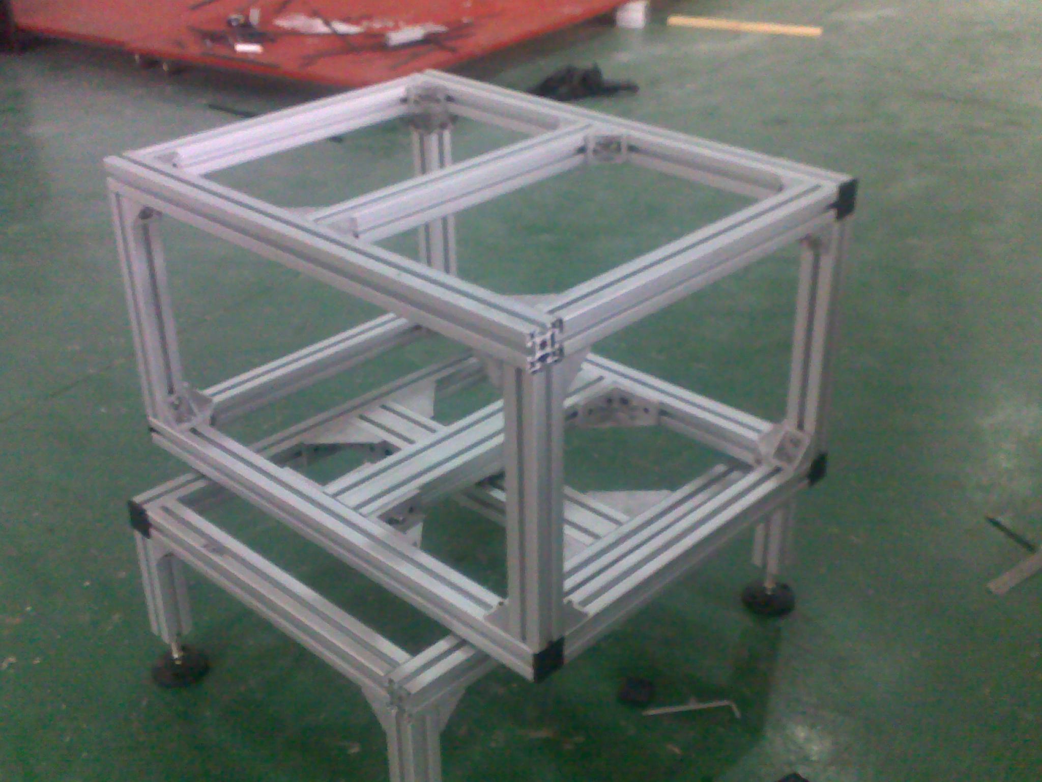 鋁型材雙層支架定制過程復雜？沒那回事兒